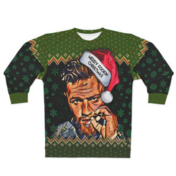 Conor Mcgregor UGLY CHRISTMAS SWEATER! MMA UFC Funny Holiday Party Sweatshirt