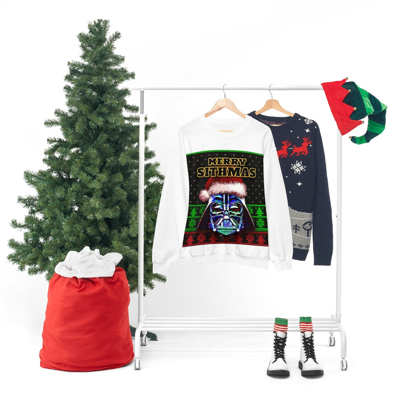 Star Wars Darth Vader Ugly Christmas Sweater SithMas Party Gildan Unisex Sweatshirt