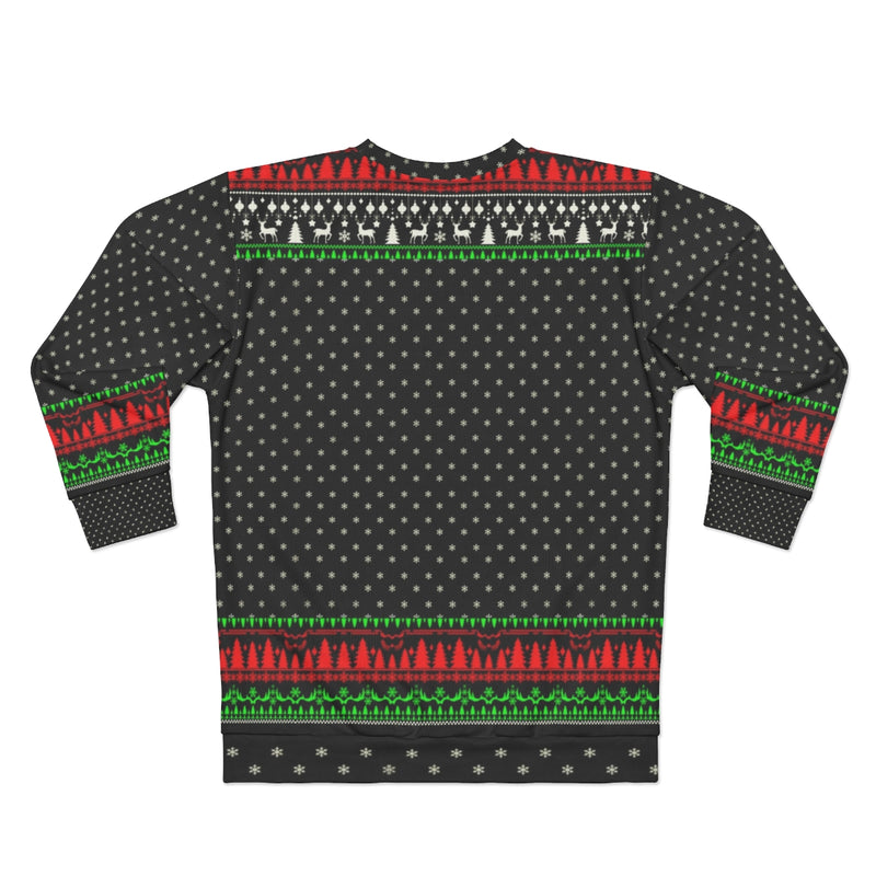 Donald Trump UGLY CHRISTMAS SWEATER Funny MAGA Holiday Party Sweatshirt